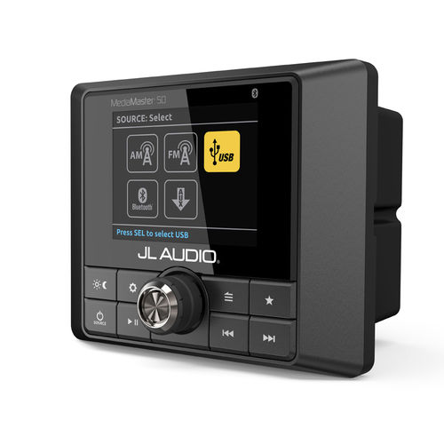 Аудиопроигрыватель FM - MM50 - JL Audio - AM / USB / герметичный