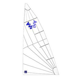 Грот - R15 - ZM DESIGN SRL - для швертбота / с радиальным кроем / 420