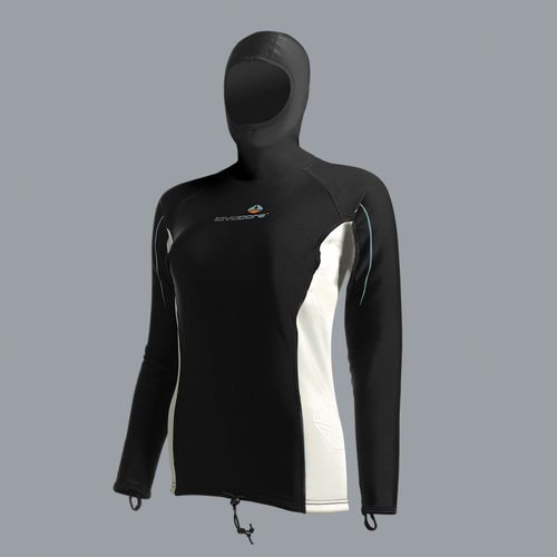 Неопреновый топ с длинными рукавами - L/S - LavaCore International - с подшлемником / для женщин