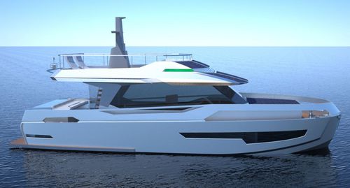 Электрический быстроходный катер - GN47 - Naval Yachts - с внутренним мотором / с дизельным двигателем / гибридный