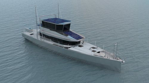 Круизная моторная яхта - XPM 78 V.1 - Naval Yachts - с флайбриджем / из алюминия