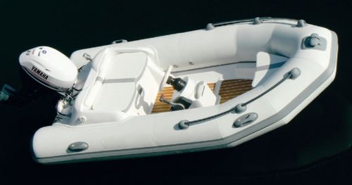 Надувная лодка c подвесным мотором - Luxury 350  - Piranha Ribs Ltd - полужесткая / с боковой консолью