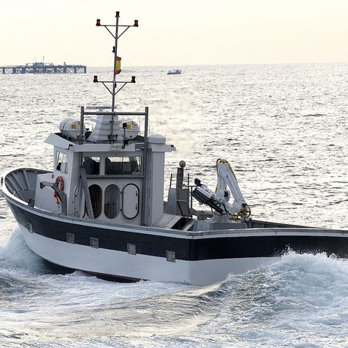 Профессиональный катер судно для ловли тунца и сельди - 2200 S  - ARESA SHIPYARD - с внутренним мотором / стеклопластик