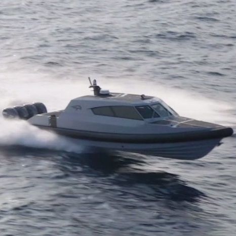 Профессиональный катер катер береговой охраны - 1700 BLACK FALCON II RFB - ARESA SHIPYARD - c подвесным мотором / стеклопластик / надувная лодка с полужестким корпусом
