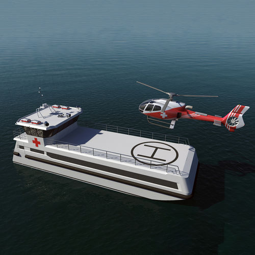 Специальное судно больница - 3000 HRB - ARESA SHIPYARD - PRV / из алюминия