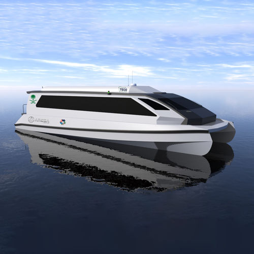 Профессиональный катер спасательное судно - 2000 FCAT ECO - ARESA SHIPYARD - пассажирское судно / катамаран / c подвесным мотором
