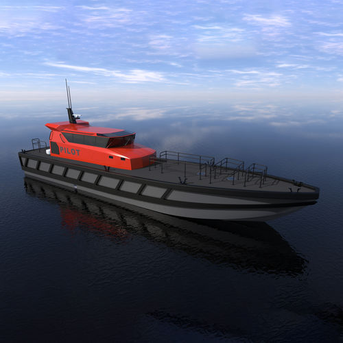 Профессиональный катер лоцманский катер - 2200  - ARESA SHIPYARD - с внутренним мотором / стеклопластик