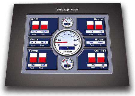 Индикатор для судна - G24N 8.4" - Chetco Digital Marine - многофункциональный / LCD / сенсорный
