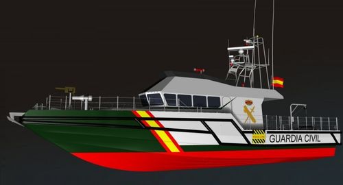 Профессиональный катер катер береговой охраны - GUARDIA CIVIL - Drassanes Dalmau, S.A - с внутренним мотором