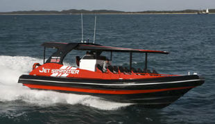 Профессиональный катер прогулочный катер - JET SPRINTER - Gold Coast Ships Australia - водомет для установки на борту / надувная лодка с полужестким корпусом