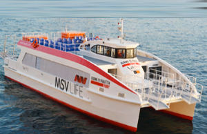 Пассажирский паром катамаран - 19 - Gold Coast Ships Australia - высокоскоростной / гибридный / прибрежный