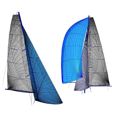 Программное обеспечение для проектирования паруса - B Sails di MArco Semeraro - для парусника