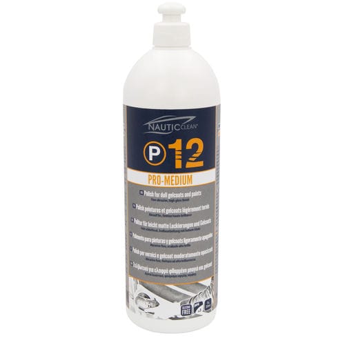 Полироль для катера - 12 PRO-MEDIUM - NAUTIC-CLEAN - абразивная