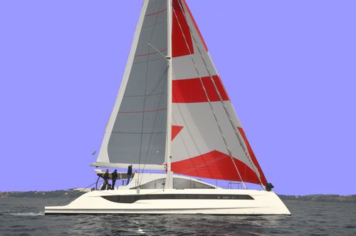 Парусная яхта катамаран - Class 6 - O-Yachts - круизная / 3 каюты / с открытым кокпитом