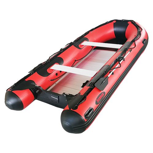 Надувная лодка c подвесным мотором - Recreational 14  - Seamax Canada (Inflatable Boats) - полужесткая / макс. 9 человек / алюминиевый пол