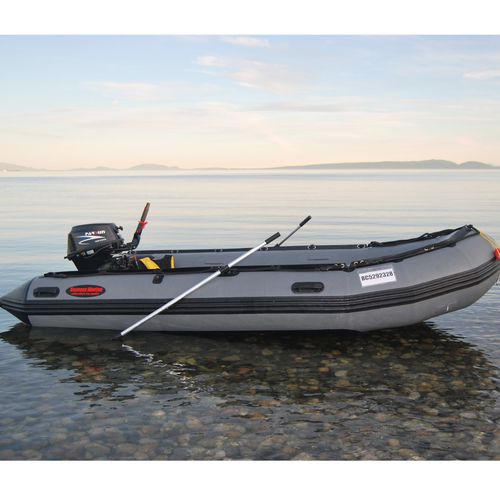 Надувная лодка c подвесным мотором - Ocean430  - Seamax Canada (Inflatable Boats) - макс. 9 человек / алюминиевый пол