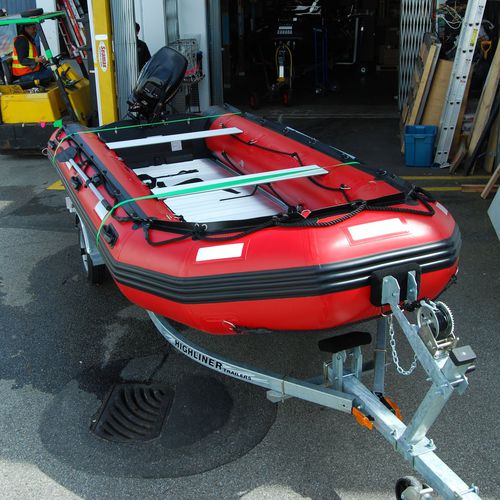 Надувная лодка c подвесным мотором - Ocean470T - Seamax Canada (Inflatable Boats) - полужесткая / макс. 12 человек / алюминиевый пол