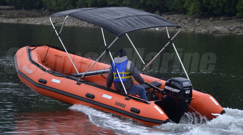 Ходовой тент для надувной лодки - Seamax Canada (Inflatable Boats) - для кокпита / из полиэстера / жесткий