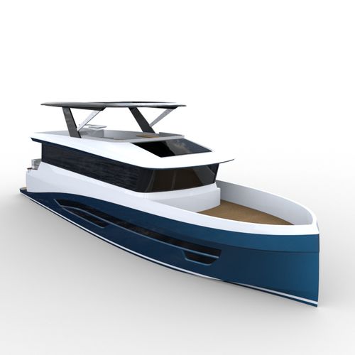 Круизная моторная яхта - M3 - MARTINEZ CONSTRUCTIONS NAVALES - траулер / с флайбриджем / корпус водоизмещающего типа