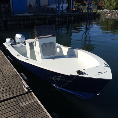 Открытый катер c подвесным мотором - 20 Big Fisher - NAUTICA CANCELLI CESARE - с центральной консолью / для спортивной рыбалки / из алюминия