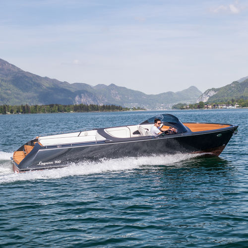 Небольшой катер с внутренним мотором - Laguna 760 - Boote Marian GmbH - электрический / с двойной консолью / открытый