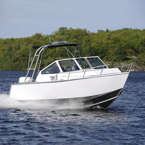 Профессиональный катер катер береговой охраны - 22’ Raised Deck - Stanley Aluminum Boats - c подвесным мотором