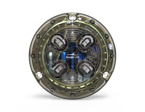 Подводное освещение для катера - Piranha P4 X Hi Power - BluefinLed - для яхты / LED / поверхностный монтаж