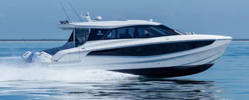 Быстроходный катер катамаран - 46 Coupe - AQUILA POWER CATAMARANS - c подвесным мотором / хардтоп / спортивный