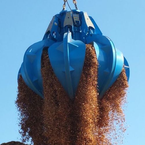 Электрогидравлический грузовой захват - Orange Peel - Kardesler Kepçe Gemi Mak. Ins. San. Ve Tic. Ltd. Sti. - с захватом / для судна балкера