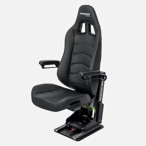 Сидение для пилота - SW-S2-1200  - Shockwave Seats - для катера профессионального назначения / для судна, выходящего в открытое море / с подлокотниками