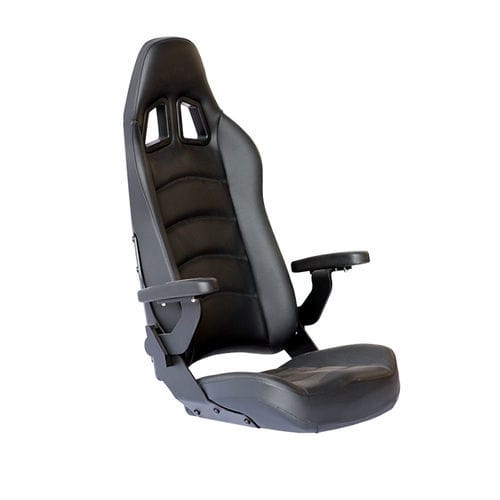 Сиденье для катера - COMMANDER HIGH-BACK - Shockwave Seats - с подлокотниками / с высокой спинкой / складное