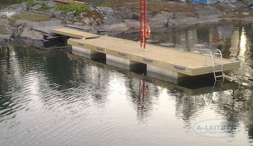 Плавучий док - 092070 - A-Marinas - для причаливания / для яхтенной стоянки / бетонный