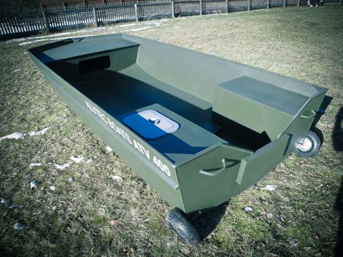 Плоскодонка c подвесным мотором - ATV-360 - ALUTEC BOATS - для спортивной рыбалки / макс. 4 человека