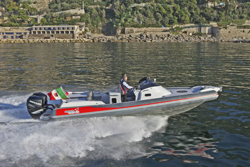 Надувная лодка c подвесным мотором - MITO 31 - MVMARINE SRL  - двухмоторная / полужесткая / с центральной консолью