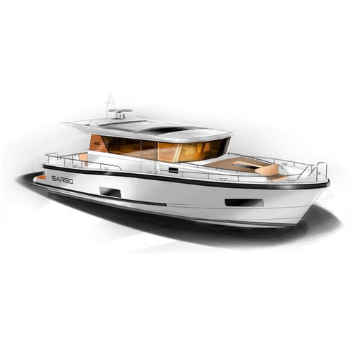 Быстроходный катер с внутренним мотором - 45 - SARGO BOATS / Sarins Batar Oy Ab - двухмоторный / с рулевой рубкой / POD IPS