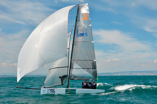 Парусник спортивная килевая яхта - SK2 - Swing Keel Sailing - с наклонным килем / углеродная мачта / бушприт