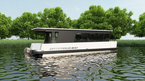 Профессиональный катер водное такси - Waterbus 1100 - Waterbus S.C. - катамаран / с внутренним мотором / из алюминия