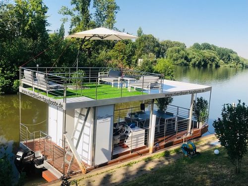Барка катамаран - PARTY  - Waterbus S.C. - c подвесным мотором / двойной мост терраса / чартер