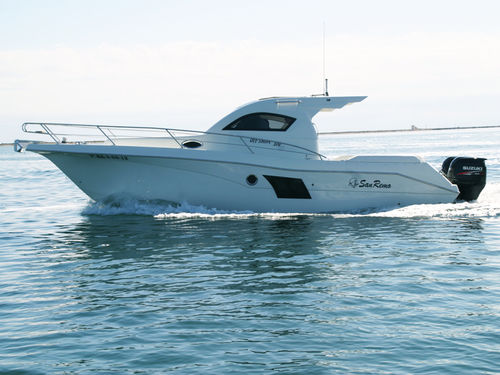 Прогулочный катер с каютой c подвесным мотором - OffShore Pro - San Remo Boats - двухмоторный / хардтоп / оффшорный