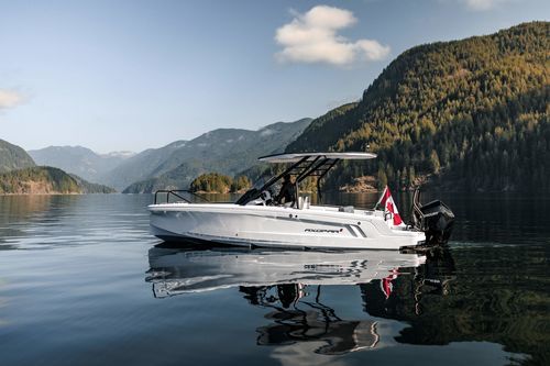 Открытый катер c подвесным мотором - 22 - Axopar Boats Oy - корпус глиссирующего типа / с выдвижной секцией / с центральной консолью