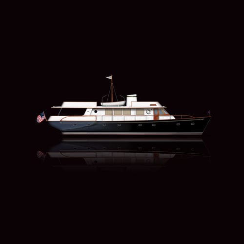 Круизная моторная яхта - 75  - Reliant Yachts - традиционная / с рулевой рубкой / 3 каюты