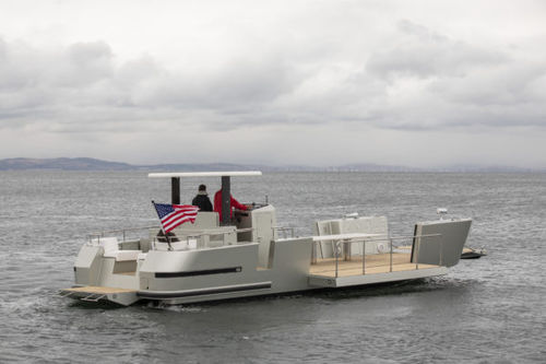Профессиональный катер коммерческое судно - X40L LANDER - Reliant Yachts - десантный катер / внутренняя поворотно-откидная колонка