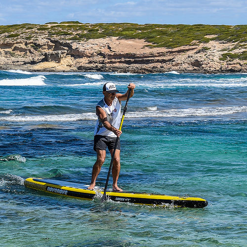Надувная SUP-доска - iSUP 12’6" CORSA - Novenove International - прогулочная / для гонок