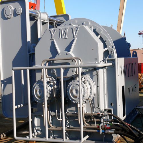 Лебедка с активной компенсацией - AHCW - YMV CRANE AND WINCH SYSTEMS - для судна / для буксировки / для океанографических исследований