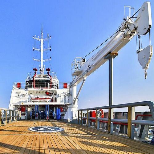 Подъемный кран со стрелой - TBC - YMV CRANE AND WINCH SYSTEMS - для судна / для яхты / на плавучей платформе