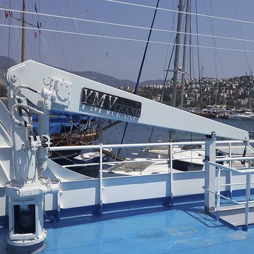 Шлюпбалка для яхты - YC - YMV CRANE AND WINCH SYSTEMS - гидравлическая / электрическая / поворотная
