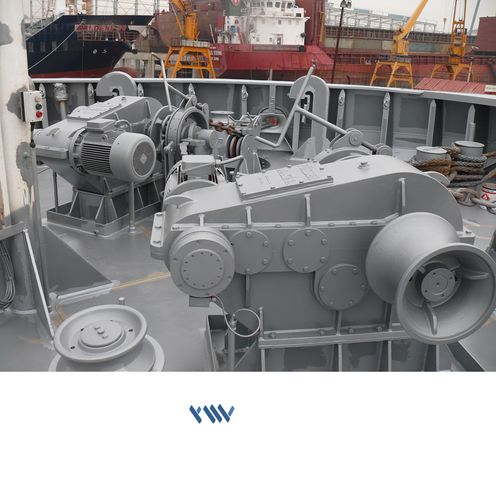 Электрический брашпиль - YMV-WW/E/H- - YMV CRANE AND WINCH SYSTEMS - для судна / горизонтальный / на палубу