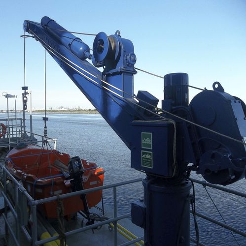 Шлюпбалка для судна - RBDC - YMV CRANE AND WINCH SYSTEMS - электрическая и гидравлическая / поворотная