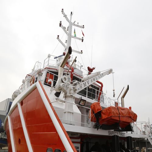 Шлюпбалка для спасательного судна - YMV-RC/H-C15X3.5 - YMV CRANE AND WINCH SYSTEMS - для спасательного плота / гидравлическая / электрическая