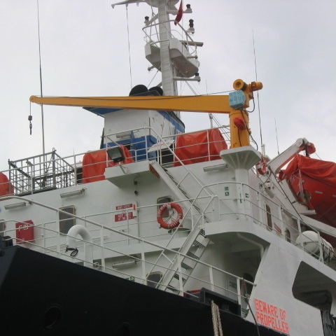 Подъемный кран со стрелой - FBC - YMV CRANE AND WINCH SYSTEMS - для судна / для палубы